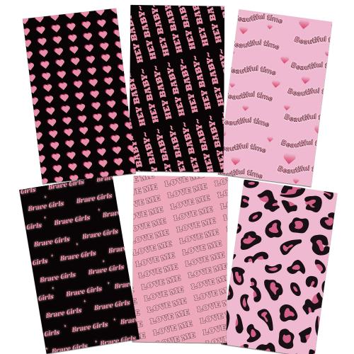 PVC Rubber DIY Decorative Sticker waterproof mixed pattern Set