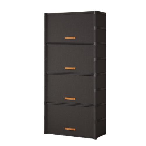 Stahlrohr & Kleber gebunden Stoff & Polypropylen-PP Schuhe Rack Organizer, mehr Farben zur Auswahl,  Stück