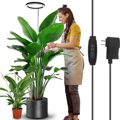 Alliage d’aluminium Jardin Grow Light Noir pièce