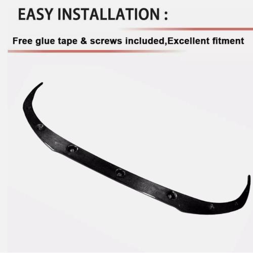 For BMW Z4 G29 M40i M-Sport 2019-2024 Carbon Fiber Front Bumper Lip Spoiler Kit