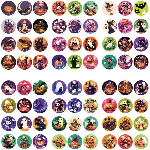 PVC Rubber DIY Decorative Sticker Halloween Design & waterproof mixed pattern Lot