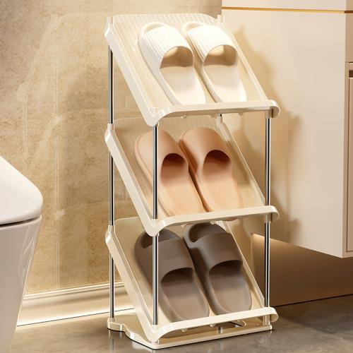 Polypropylene-PP Shoes Rack Organizer white PC