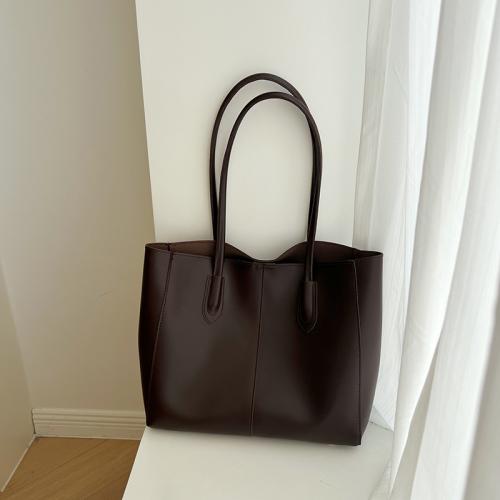 PU Leather Tote Bag & Easy Matching Shoulder Bag large capacity PC