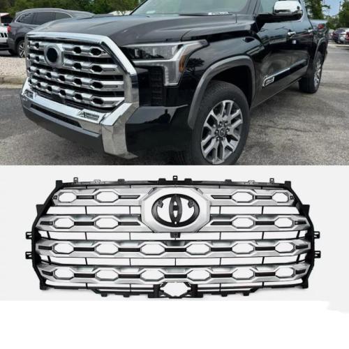 Fit For 2022-2024 Toyota Tundra Front Bumper Grille with Trim Molding