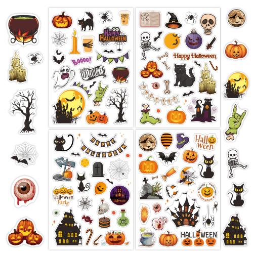 PVC Rubber DIY Decorative Sticker Halloween Design mixed pattern Set