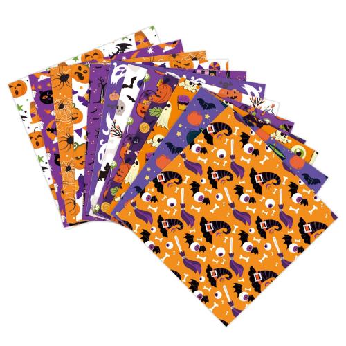 Paper DIY Decorative Sticker Halloween Design mixed pattern Set