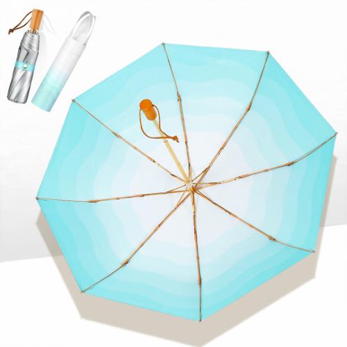 Fiber & Aluminium Alloy Foldable Umbrella portable & anti ultraviolet PC