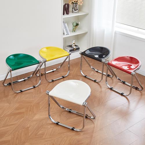 PC-Polycarbonate Tabouret pliant Solide plus de couleurs pour le choix pièce