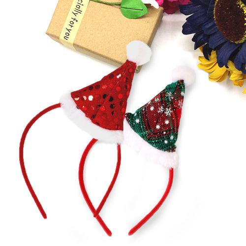 Cloth & Plastic Hair Band christmas design handmade PC