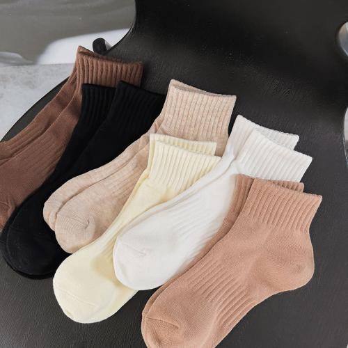 Poliéster Calcetines para mujeres, Sólido, más colores para elegir, :, 10Pares/Mucho,  Mucho