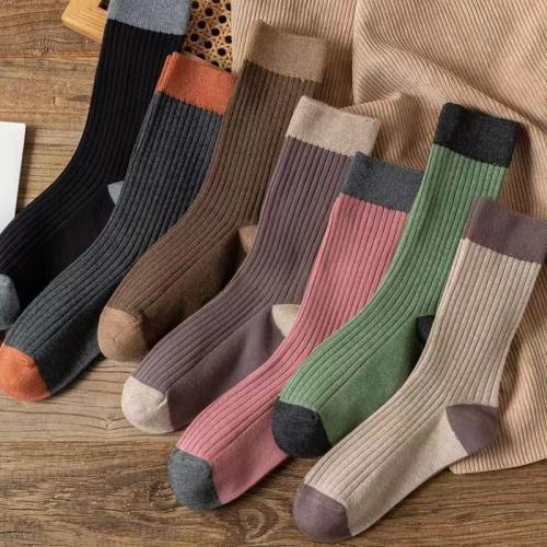 Polyester & Baumwolle Frauen Lose Socken, Patchwork, mehr Farben zur Auswahl, :, 10Paare/Viel,  Viel