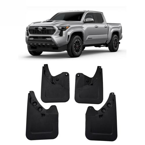 4x New Front & Rear Splash Guards Mud Flaps For Toyota Tacoma 2024