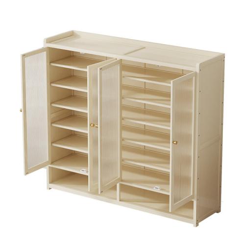 Medium Density Fiberboard & Moso Bambus & Acryl Schuhe Rack Organizer, Solide,  Stück