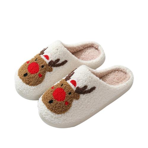 Thermo Plastic Rubber & Plush Fluffy slippers hardwearing & thermal Pair