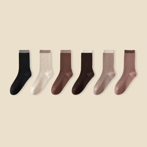 Spandex & Polyester & Baumwolle Frauen Lose Socken, mehr Farben zur Auswahl, :, 5Paare/Viel,  Viel