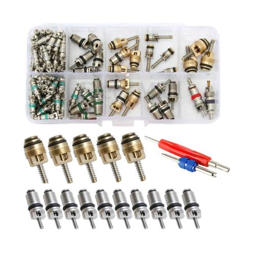 102Pcs Air Conditioning Valve Core - Cores Accessories A/C R12 R134a... 