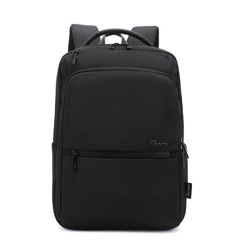 Oxford & Polyester Backpack Solide Noir pièce