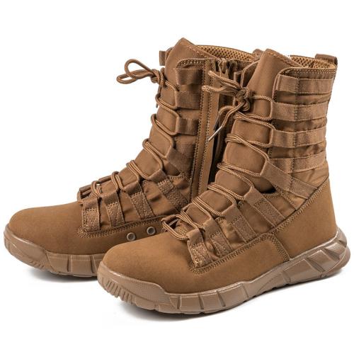 Oxford & Suede Tactical Boots hardwearing & anti-skidding patchwork Solid Pair