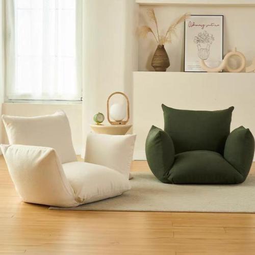 Chenille adjustable & Soft & foldable Beanbag Sofa PP Cotton & Sponge Solid PC