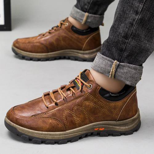 Cemento de plástico & cuero sintético Hombres Zapatos Casual, más colores para elegir,  Par