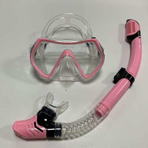 PC-Polycarbonaat & Silicone Snorkelset Solide meer kleuren naar keuze Instellen