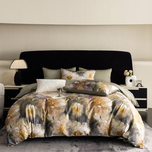 Cotton Bedding Set & four piece printed Set