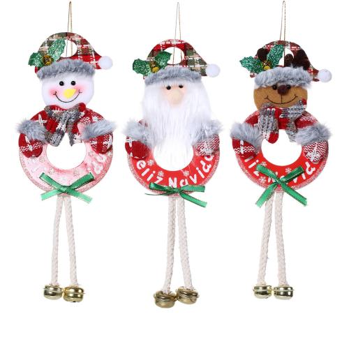 Flannelette & Foam Christmas Tree Hanging Decoration christmas design PC