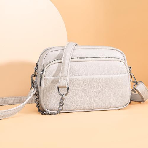 PU Leather Concise & Easy Matching Crossbody Bag attached with hanging strap Solid PC