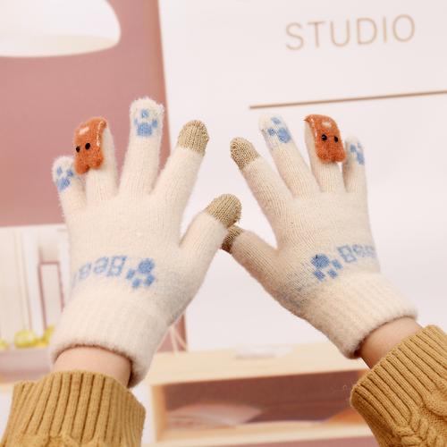 Polyester Women Gloves thermal Pair