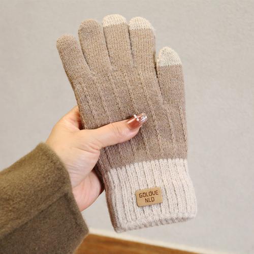 Polyester Women Gloves thermal Pair