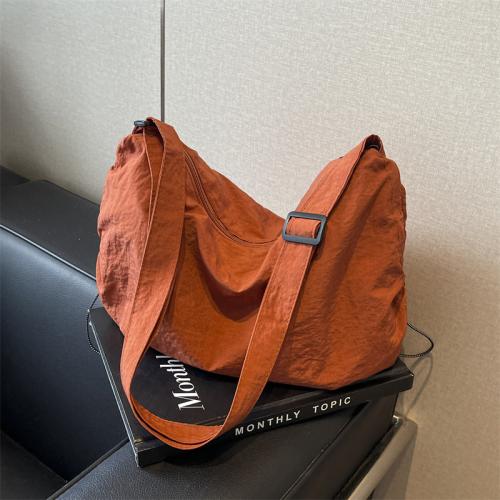 Nylon Crossbody Bag large capacity & soft surface Solid PC