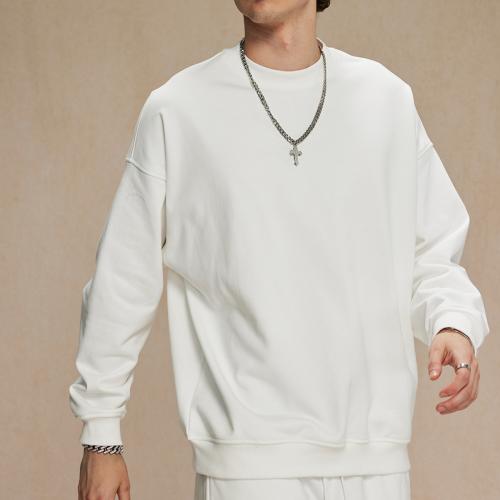 Polyester & Cotton Men Sweatshirts & loose Solid PC