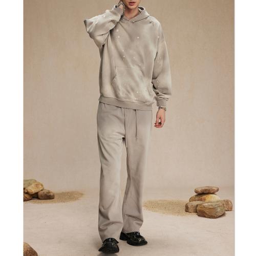 Polyester & Cotton Men Casual Set & loose Solid PC