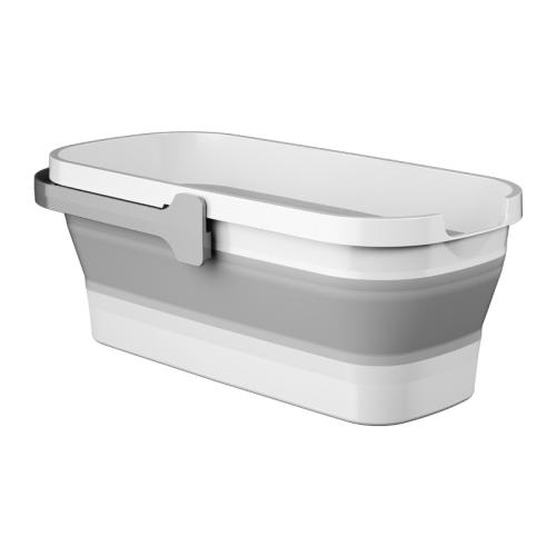 Polypropylene-PP & Silicone Multifunction Foldable Basin gray PC