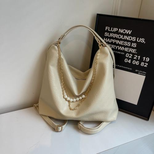 PU Leather Multifunction Shoulder Bag with chain & soft surface PC