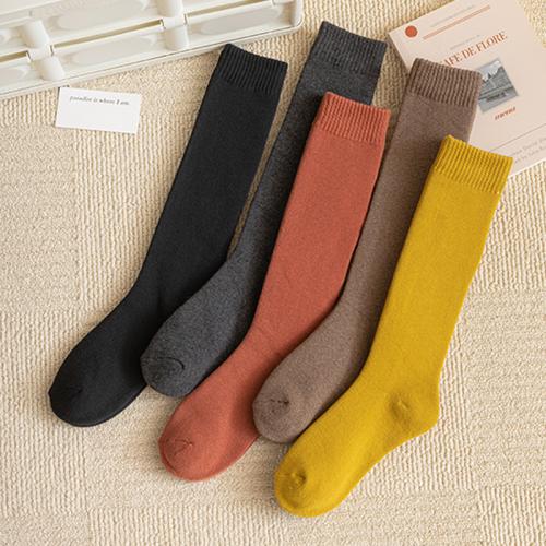 Poliéster y algodón Calcetines de compresión, Sólido, más colores para elegir, 5Pares/Mucho,  Mucho