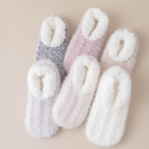 Polyester Women Floor Socks thicken & anti-skidding & thermal : Lot