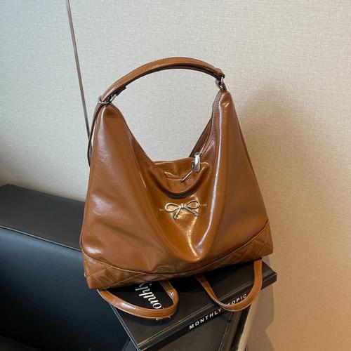 PU Leather Shoulder Bag & large capacity & soft surface PC