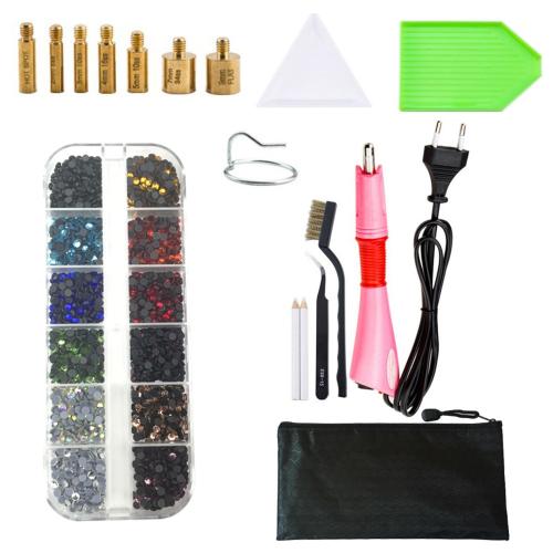 Glas & Rhinestone Mandala Dotting Tools Set Solide meer kleuren naar keuze Instellen