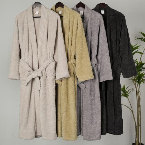 Polyester Couple Robe thicken & thermal Solid PC