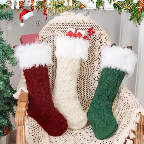 Acrylic Christmas Stocking for home decoration & christmas design Solid PC