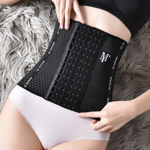 M + belly belt postpartum girdle breathable 6 rows 13 buckle M letter cross-border Women's plastic waist fitness waist support foreign trade hot