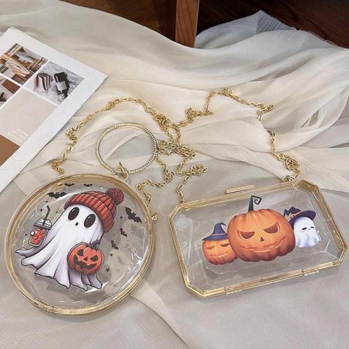 Halloween Pumpkin Bag 2024 Autumn New Distinctive Funny Ghost Bag