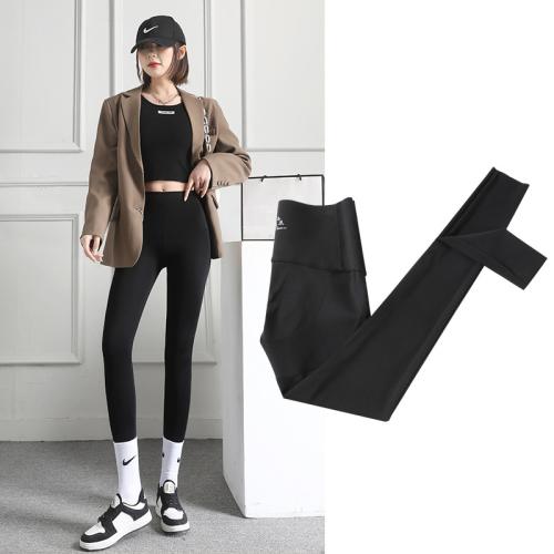 Autumn and winter shark pants belly contracting hip lifting yoga stretch tight heating outerwear leggings for women