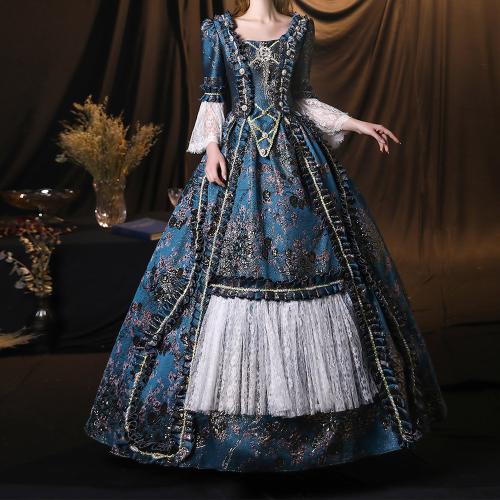 New European Court Princess Dress Drama Stage Photo Performance Dress Queen British Women's Annual Meeting Dress