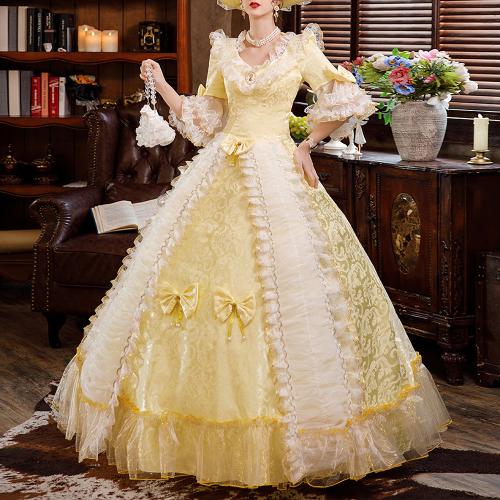 Russian princess costume European court photo travel annual meeting masquerade drama catwalk tea party dress