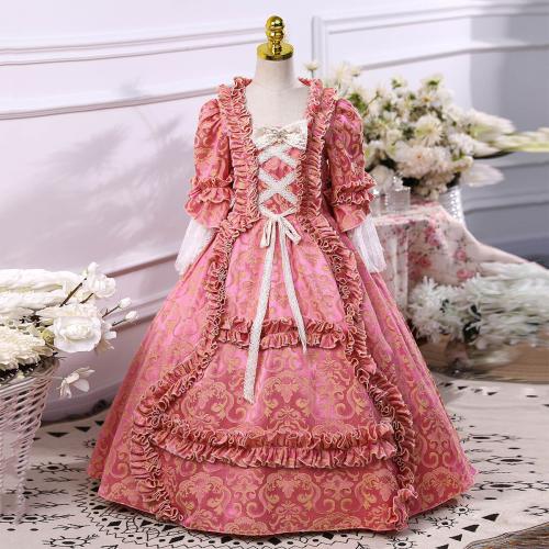 Baroque Jacquard British Catwalk Dress Kindergarten Chorus Musical Costume Princess Dress