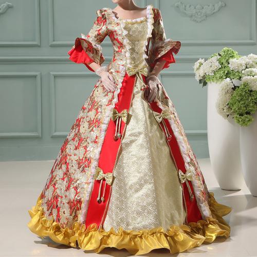 2022 New European Women's Court Clothing European-style Imperial Court Clothing Stage Performance Dress Vintage