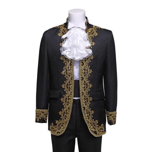 European Court Clothing Men's Clothing Prince Annual Meeting Stage Drama National Costume Retro Men's Costume Costume Dance