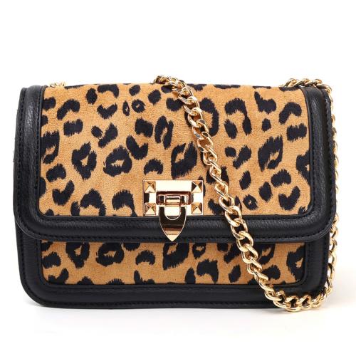 Retro Leopard Print Crossbody Bag Shoulder Bag Handbag